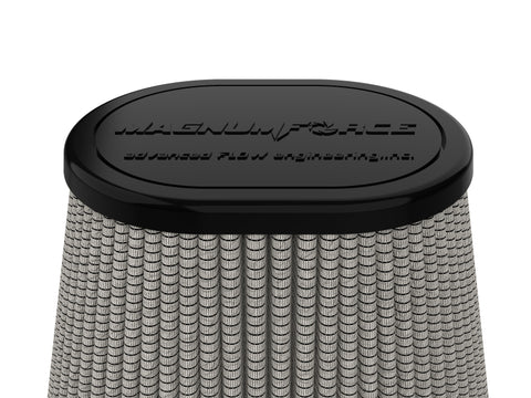 aFe MagnumFORCE Intake Replace Air Filter w/PDS Media 4in F x 7.75x6.5in B x 4.75x3.5in T x 7in H - 21-90115