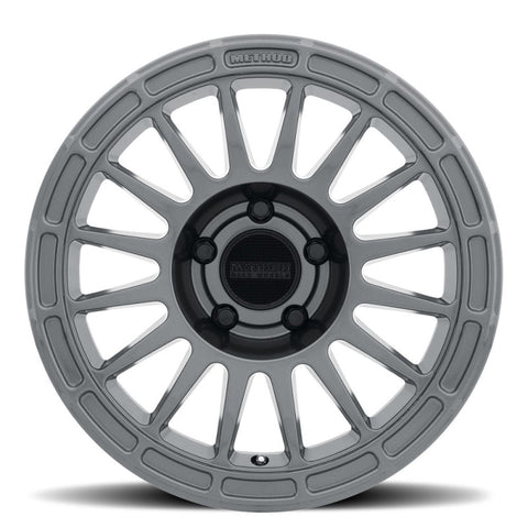Method MR314 17x7.5 +25mm Offset 5x120 70.1mm CB Gloss Titanium Wheel - MR31477552825