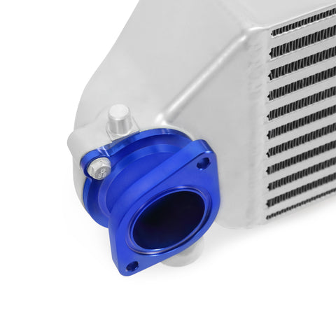 Mishimoto 2016+ Honda Civic 1.5T / 2017+ Honda Civic Si Silver Intercooler Kit w/Black Pipes - MMINT-CIV-16KSLWBK