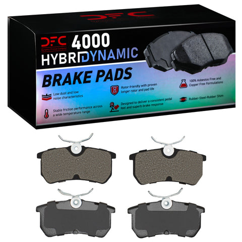 DFC 01-19 Ford Focus Rear 4000 Hybridynamic Brake Pads - 4000-0886-00