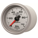 Autometer Ultra-Lite II 52mm 0-100 PSI Mechanical Oil Pressure Gauge - 4921