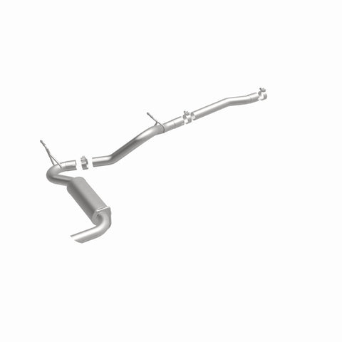 MagnaFlow 12-14 Jeep Wrangler 3.6L Single Straight Rear P/S Exit Stainless C/b Perf Exhaust-Comp - 15118