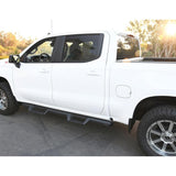 Westin 2019 Chevrolet Silverado / GMC Sierra 1500 Crew Cab Drop Nerf Step Bars - Textured Black - 56-14135