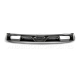 Anderson Composites 15-16 Ford Mustang R-Style Carbon Fiber Rear Valance (for Quad Tip Exhaust) - AC-RL15FDMU-GR