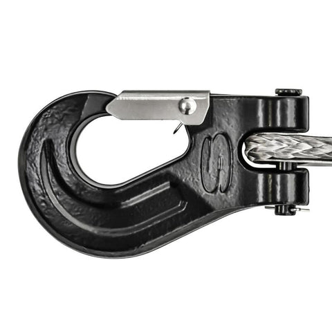 Superwinch 12000 LBS 12V DC 3/8in x 80ft Synthetic Rope SX 12000SR Winch - Graphite - 1712201