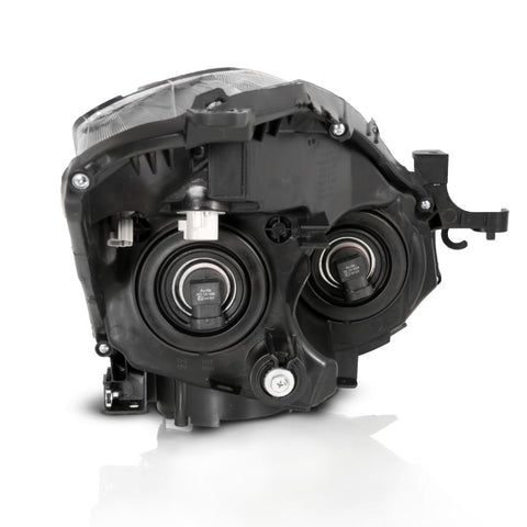 ANZO 2010-2013 Nissan Altima Projector Headlight Black (Halogen Type) - 121548