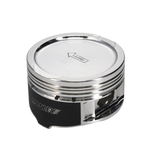 Manley Ford Modular 4.6L 3 Valve 3.700in Bore 1.200in CD -18cc Dish Piston Set - 595570C-8