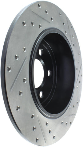 StopTech 05-13 Chrysler300/300C / 09-12 Dodge Challenger Rear Right Drilled & Slotted Rotor - 127.63060R