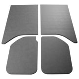 DEI 11-18 Jeep Wrangler JK 2-Door Boom Mat Headliner - 4 Piece - Gray Leather Look - 50162