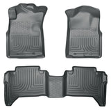Husky Liners 05-13 Toyota Tacoma WeatherBeater Combo Grey Floor Liners - 98952