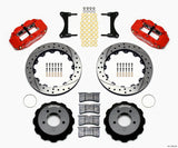 Wilwood Narrow Superlite 6R Front Hat Kit 12.88in Drill Red 93-96 Mazda RX7 - 140-11963-DR