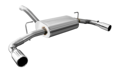 Corsa 18+ Jeep Wrangler JL 2.5in Dual Rear Exit Polished Tips Touring Axle-Back Exhaust - 21016