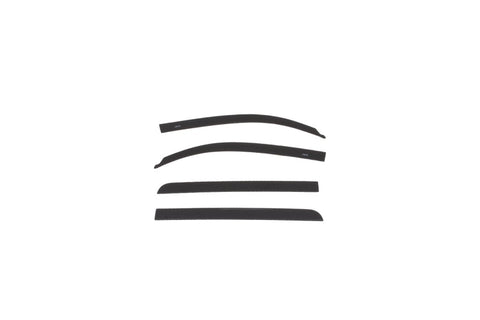 AVS 19-21 Toyota Tundra Crewmax Low Profile Color Match Ventvisors 4pc - Midnight Black Metallic - 894012-218-B