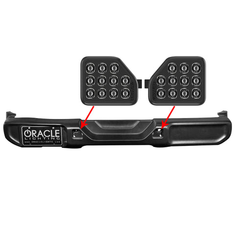 Oracle Rear Bumper LED Reverse Lights for Jeep Wrangler JL - 6000K - 5874-504