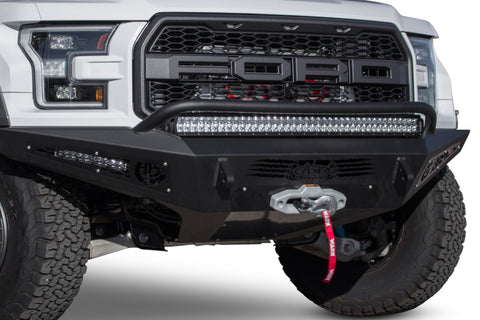 Addictive Desert Designs 17-18 Ford F-150 Raptor HoneyBadger Front Bumper w/ Winch Mount - F117382860103