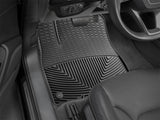 WeatherTech 2017+ Audi Q7 Front Rubber Mats - Black - W376