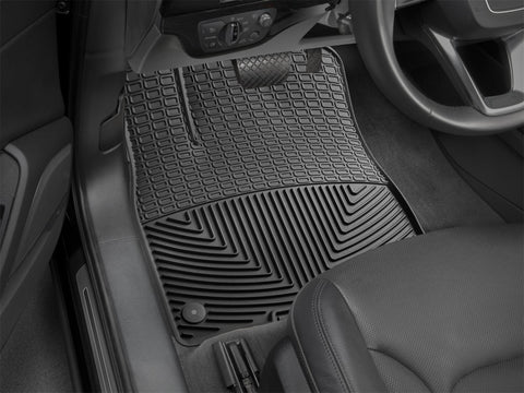 WeatherTech 2017+ Audi Q7 Front Rubber Mats - Black - W376