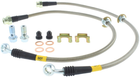 StopTech 93-01 Impreza Stainless Steel Rear Brake Lines - 950.47503