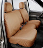 Covercraft 19-24 Dodge Ram Polycotton SeatSaver Custom Front Row Seat Covers - Tan - SS2532PCTN