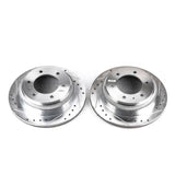 Power Stop 96-99 Acura SLX Rear Evolution Drilled & Slotted Rotors - Pair - JBR569XPR