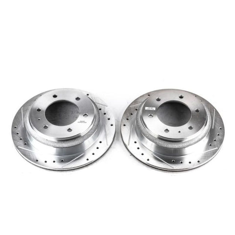 Power Stop 96-99 Acura SLX Rear Evolution Drilled & Slotted Rotors - Pair - JBR569XPR