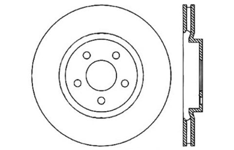 StopTech Drilled Sport Brake Rotor - 128.63061R