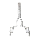 Stainless Works 2024 Mustang GT Catback Dual Tips Legend Sound H-Pipe Factory Connect Exhaust - M24CBHFCL