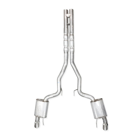 Stainless Works 2024 Mustang GT Catback Dual Tips Legend Sound H-Pipe Factory Connect Exhaust - M24CBHFCL