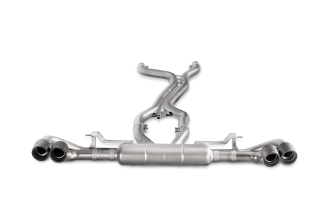 Akrapovic 15-17 Porsche Cayenne GTS (958 FL) Evolution Link Pipe Set (Titanium) - E-PO/T/3