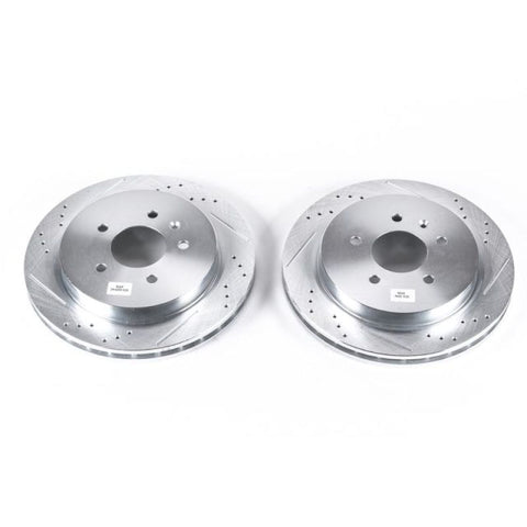 Power Stop 03-07 Cadillac CTS Rear Evolution Drilled & Slotted Rotors - Pair - AR82104XPR