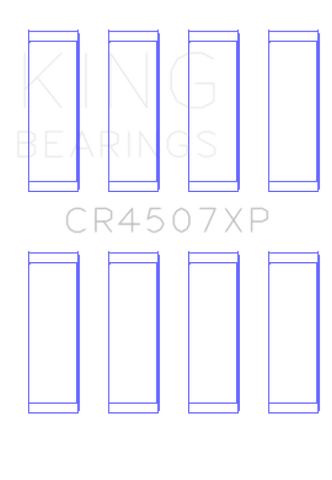 King Engine Bearings Mazda L3-VDT MZR Performance Rod Bearing Set - Size STD - CR4507XP