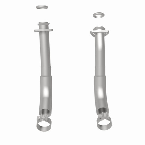 MagnaFlow 66-72 Chevy C10 Pickup V8 2-Piece Front Exhuast Pipe Kit (2in Tubing/Clamps/Inlet Flanges) - 15380