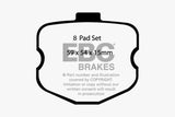 EBC 06-08 Chevrolet Corvette (C6) 7.0 (Z06) Yellowstuff Rear Brake Pads - DP41771/2R