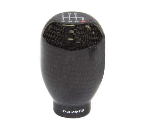 NRG Universal Shift Knob 42mm - Heavy Weight 480G / 1.1Lbs. - Black Carbon Fiber (6 Speed) - SK-100BC-1-W