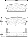 StopTech Street Brake Pads - 308.04790