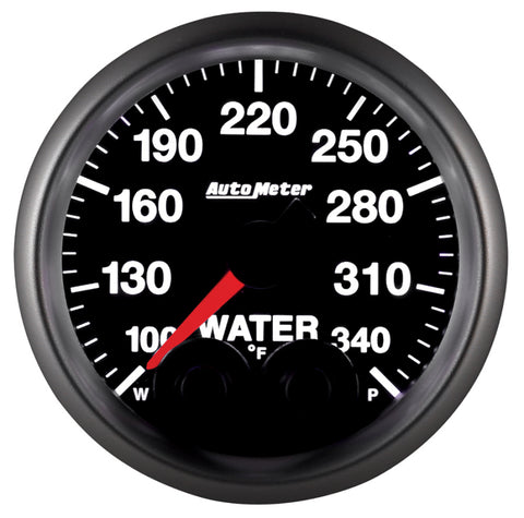 Autometer Elite 52mm 100-340 Deg F Water Temperature Peak and Warn Gauge w/ Electronic Control - 5655