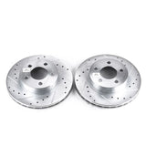 Power Stop 95-01 Ford Explorer Front Evolution Drilled & Slotted Rotors - Pair - AR8554XPR