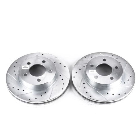 Power Stop 95-01 Ford Explorer Front Evolution Drilled & Slotted Rotors - Pair - AR8554XPR