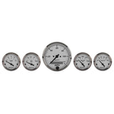 Autometer American Platinum 5 Piece Kit (Elec Speed/Oil Press/Water Temp/Volt/Fuel Level) - 1902