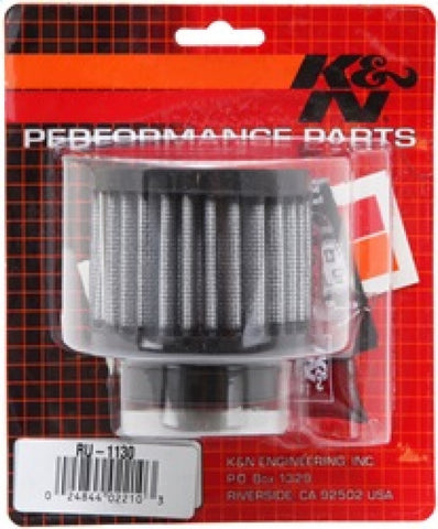 K&N Universal Clamp-On Air Filter 1-11/16in FLG / 3in OD / 2-1/2in H - RU-1130