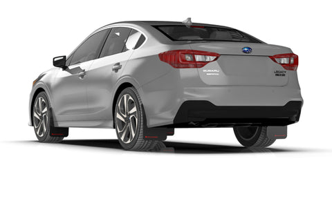 Rally Armor 20-25 Subaru Legacy Black UR Mud Flap w/Grey Logo - MF64-UR-BLK/GRY
