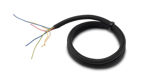 Vibrant 1in O.D. Flexible Split Sleeving (5 foot length) Black - 25804