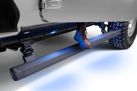 RealTruck 18-24 Jeep Wrangler 4dr VoltStep Electric Running Board Kit - Bedliner Coating - 20450674T