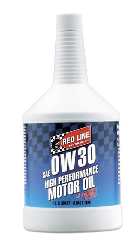 Red Line 0W30 Motor Oil - Quart - 11114