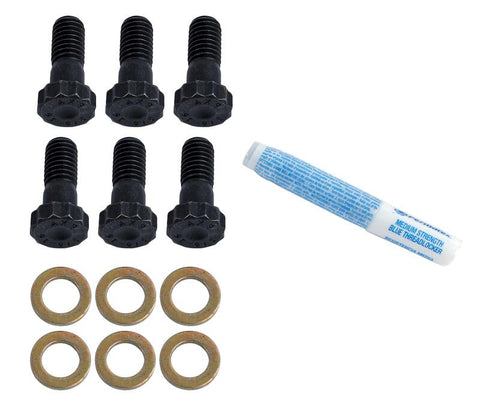 McLeod Bolt Kit 6 3/8-16 X 1.000in Chromoly - Black Oxide 9/16 Hex Head - 1512