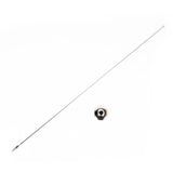 Rugged Ridge 97-06 Jeep Wrangler TJ/LJ Stainless Steel Antenna Mast & Base - 11131.01