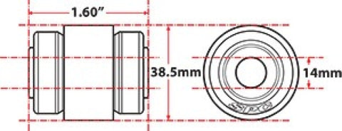 SPC Performance xAxis Jeep Track Bar - 15617