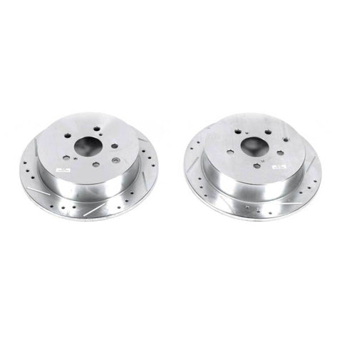 Power Stop 10-15 Lexus RX350 Rear Evolution Drilled & Slotted Rotors - Pair - JBR1389XPR