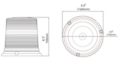 Hella StrobeType Beacon 2Wb - H27117011