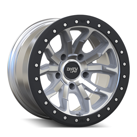 Dirty Life 9303 DT-1 17x9 / 5x127 BP / -12mm Offset / 78.1mm Hub Machined Wheel - 9303-7973M38